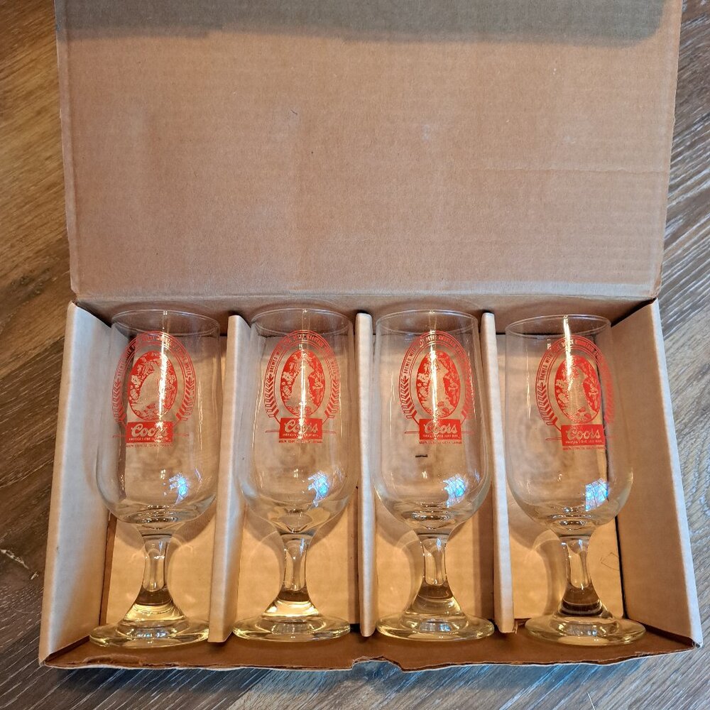 Vintage Coors Beer Glasses